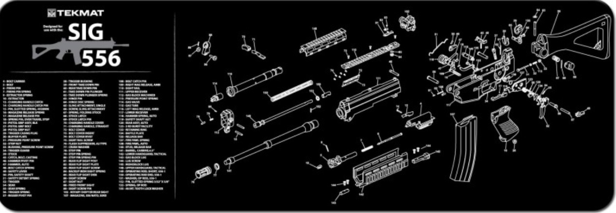 Tactical Innovations SIG556 Rifle Cleaning Mat